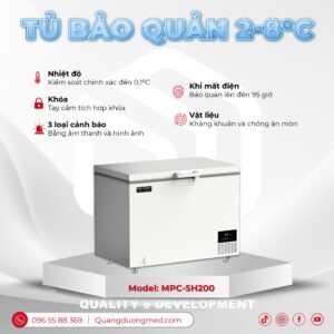 Các tiêu chuẩn kỹ thuật cần có của tủ bảo quản vắc xin